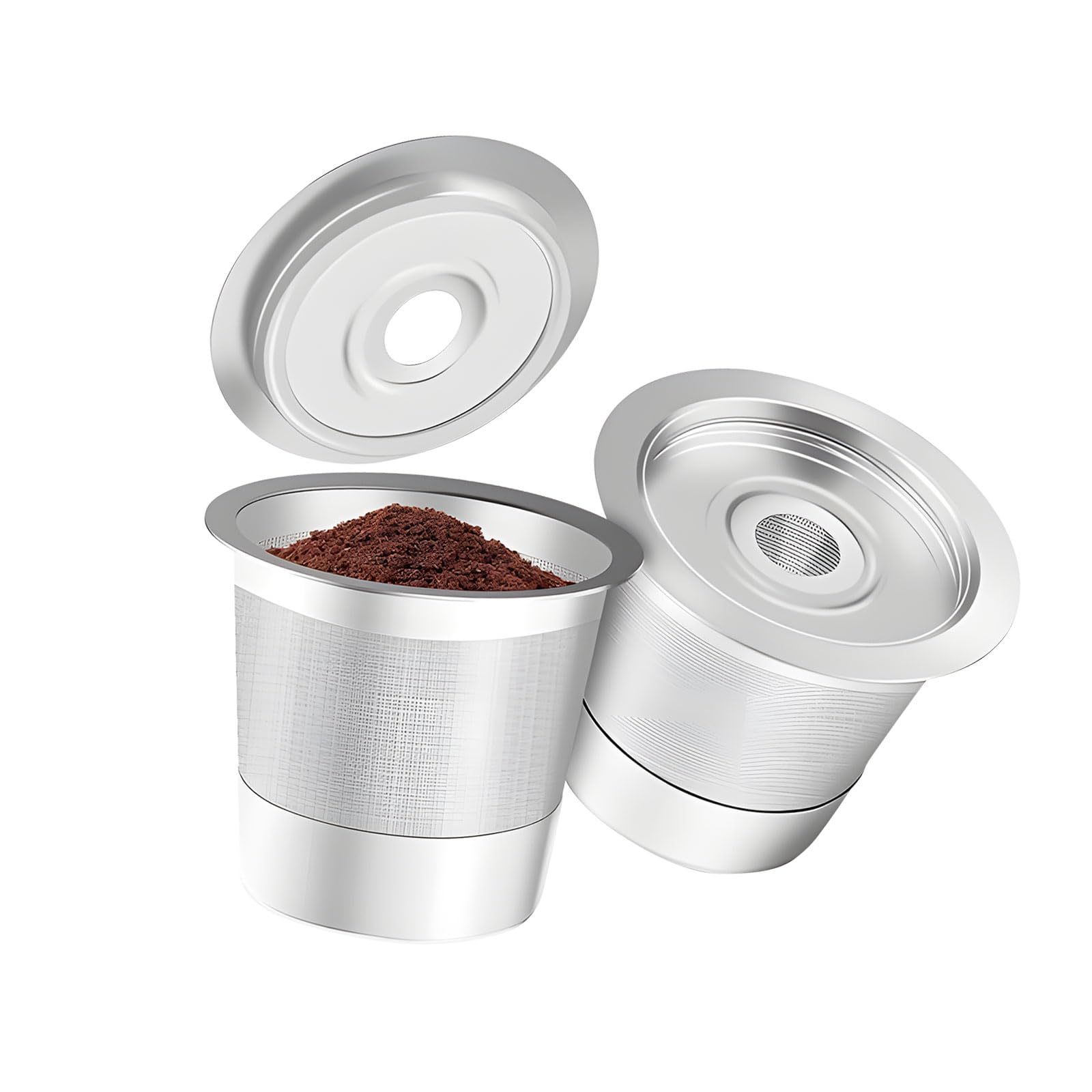 Jazuaiao Universals Coffee Capsuled Cup K Cups Stainless Steel Coffees Capsuled Pods for Coffee Maker Enduring Easy &