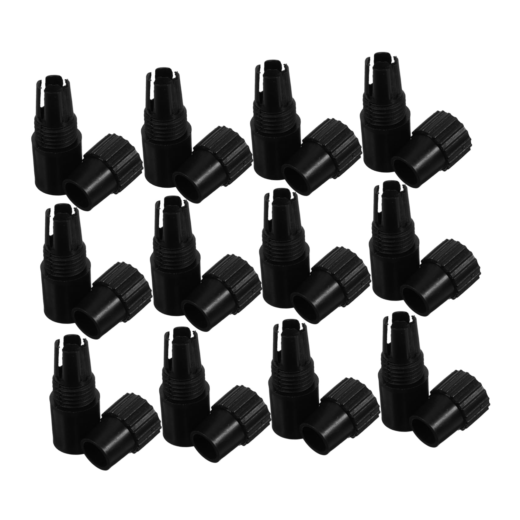 Ciieeo 20pcs Fit for Round Tubes Reliable Plastic Locking Mechanism for Kitchen Closet Organization Sturdy and Multipurpose Design