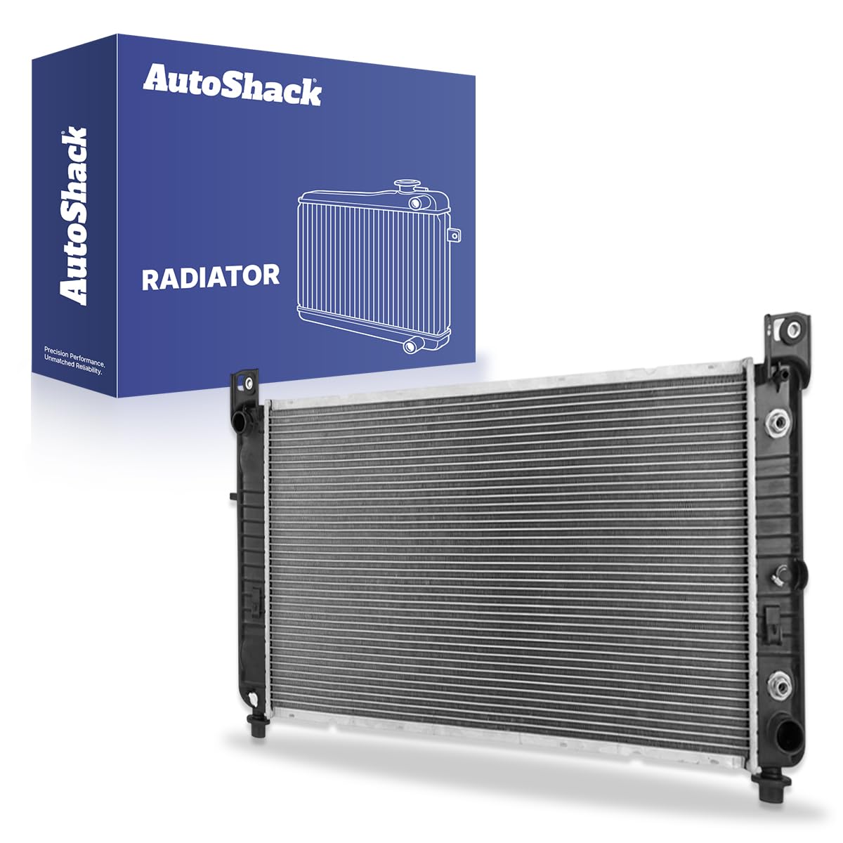 AutoShack Radiator 17.25" (438.2 mm) Core Replacement for 1999-2013 Chevrolet Silverado 1500 2003-2013 GMC Sierra 1500 1-PC