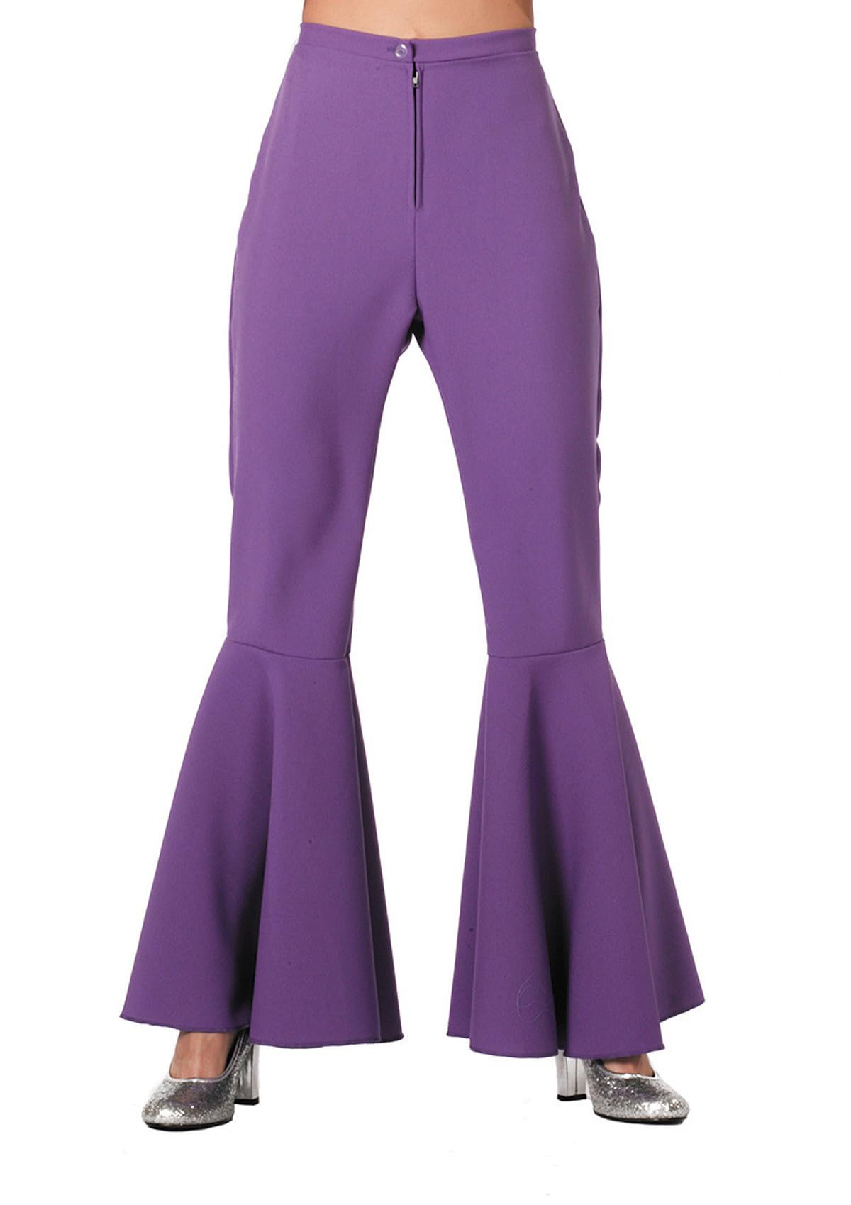 WILBERS & WILBERS 4118 Flared Hippie Trousers, Flared Trousers for Festivals, Carnival, 70s Theme Party