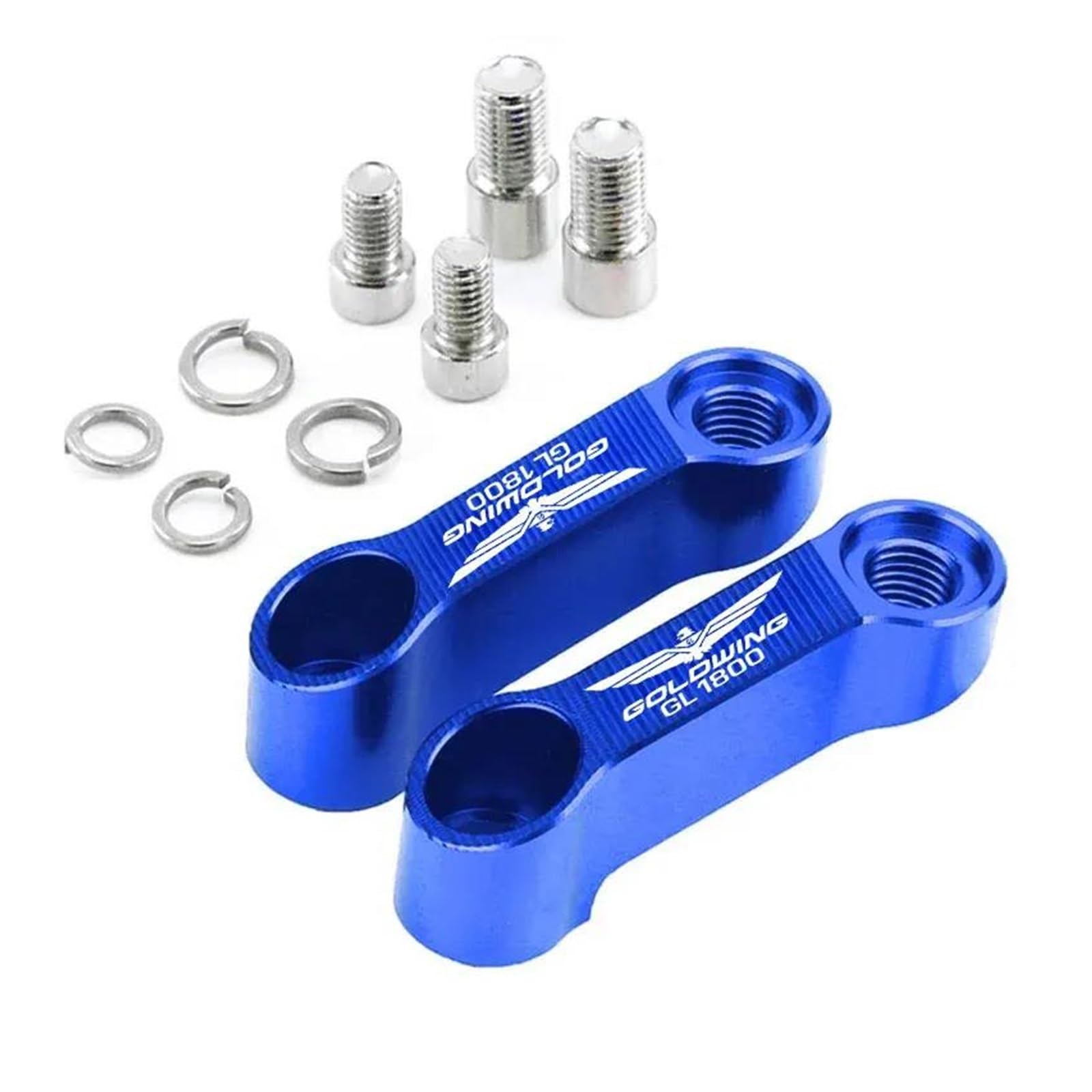 Amasony Blue Extended Riser For Honda Gold Wing 1800 Gl1800 Gl(Blue)