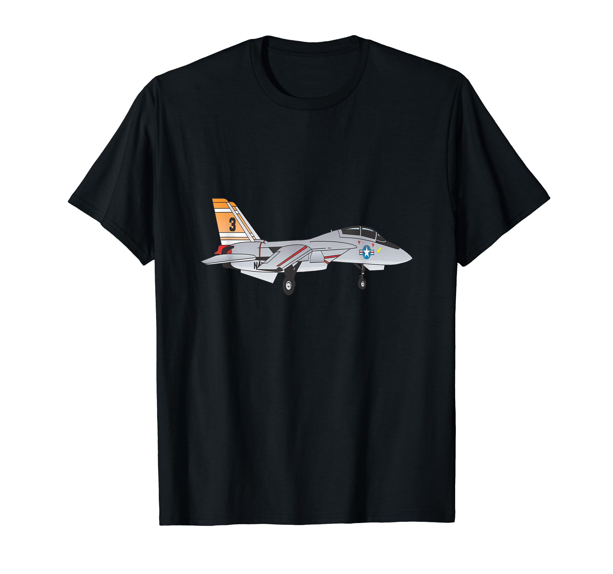 F-18 Falcon Jet Plane Supersonic Tactical Military Aircraft T-Shirt