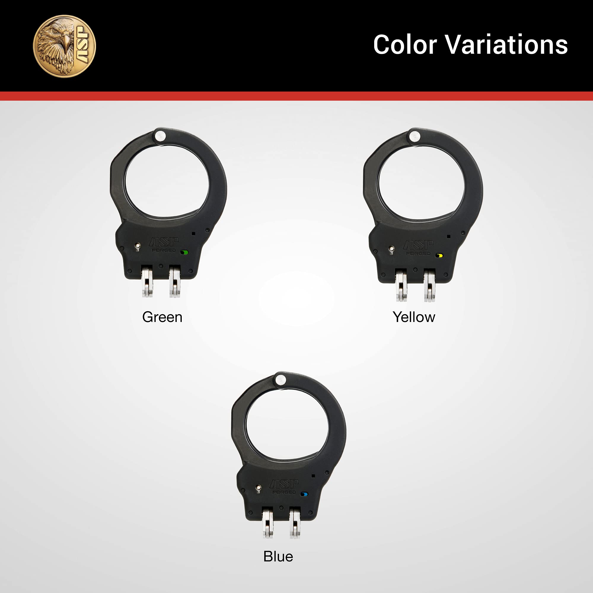 ASP Identifier Ultra Hinged Handcuffs, DoubleLocking Handcuffs