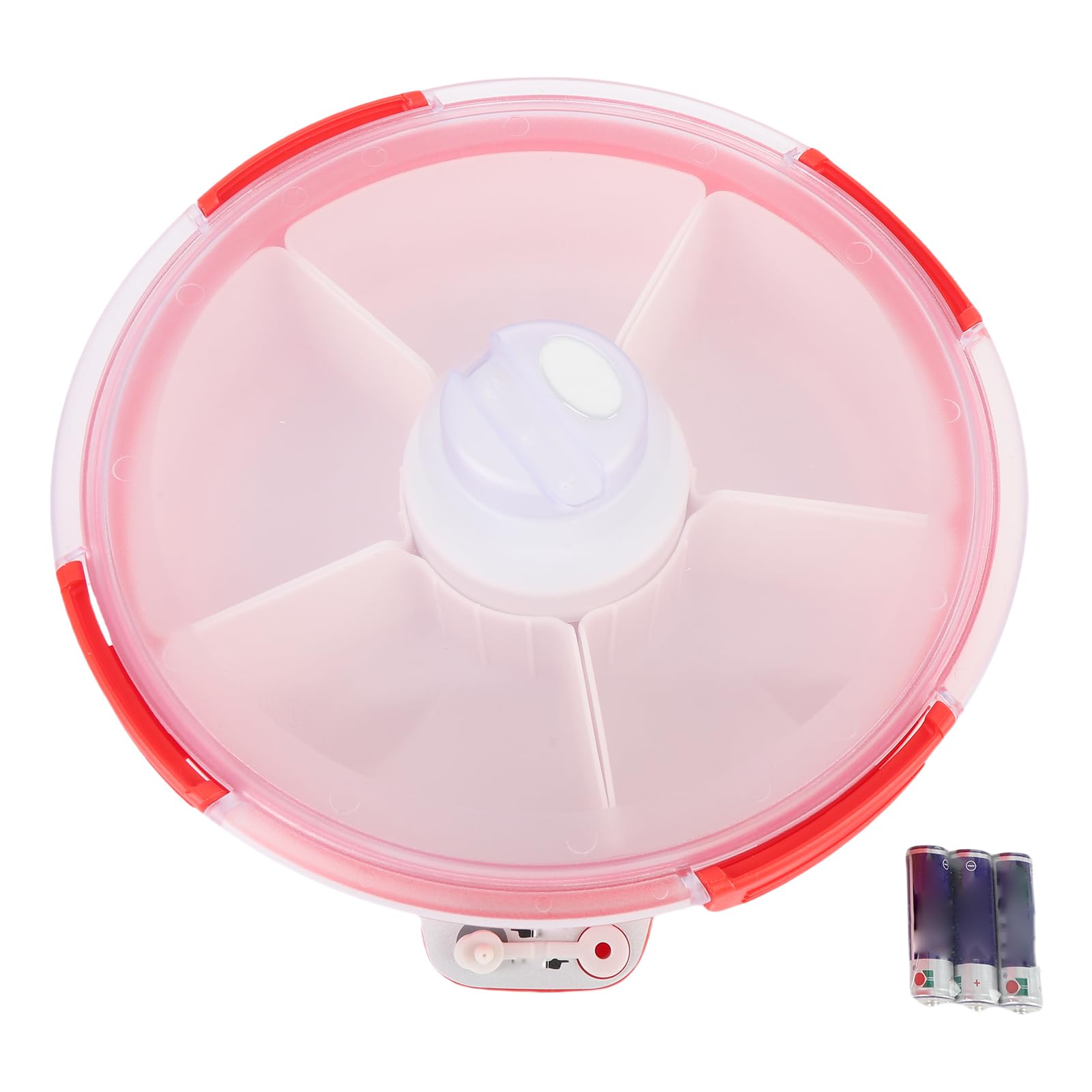 Plateau de service de collations sous vide avec 5 compartiments amovibles en PP
