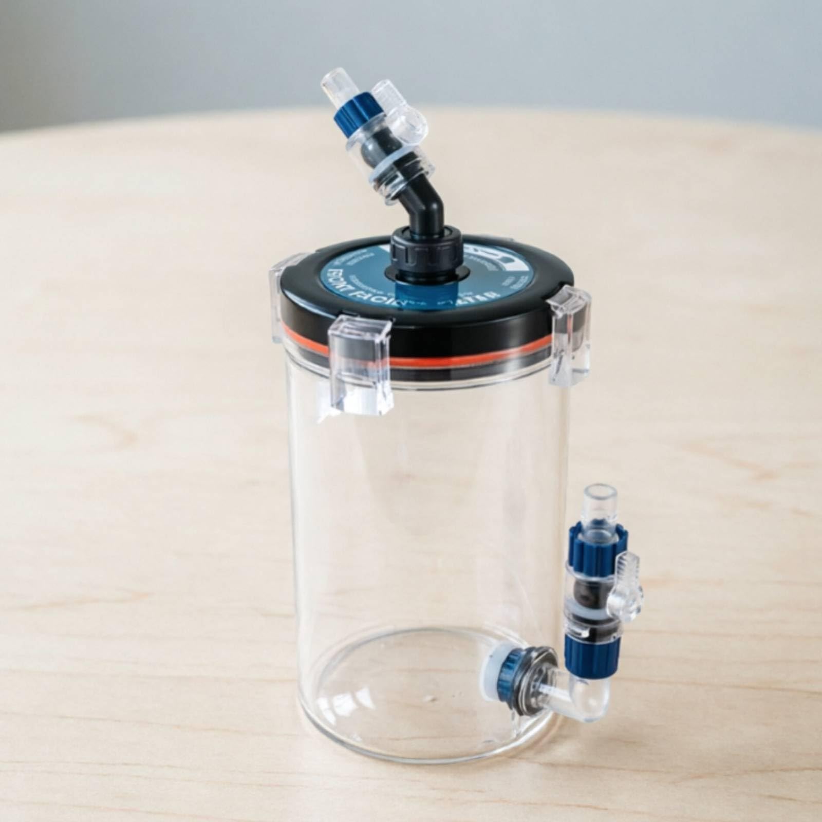 Préfiltre D'aquarium Transparent Préfiltre avec Mousse Filtrante Biologique Canister Filtration pour Aquariophiles, Pré-Filtre Modèle C-240C/20 avec Connecteur