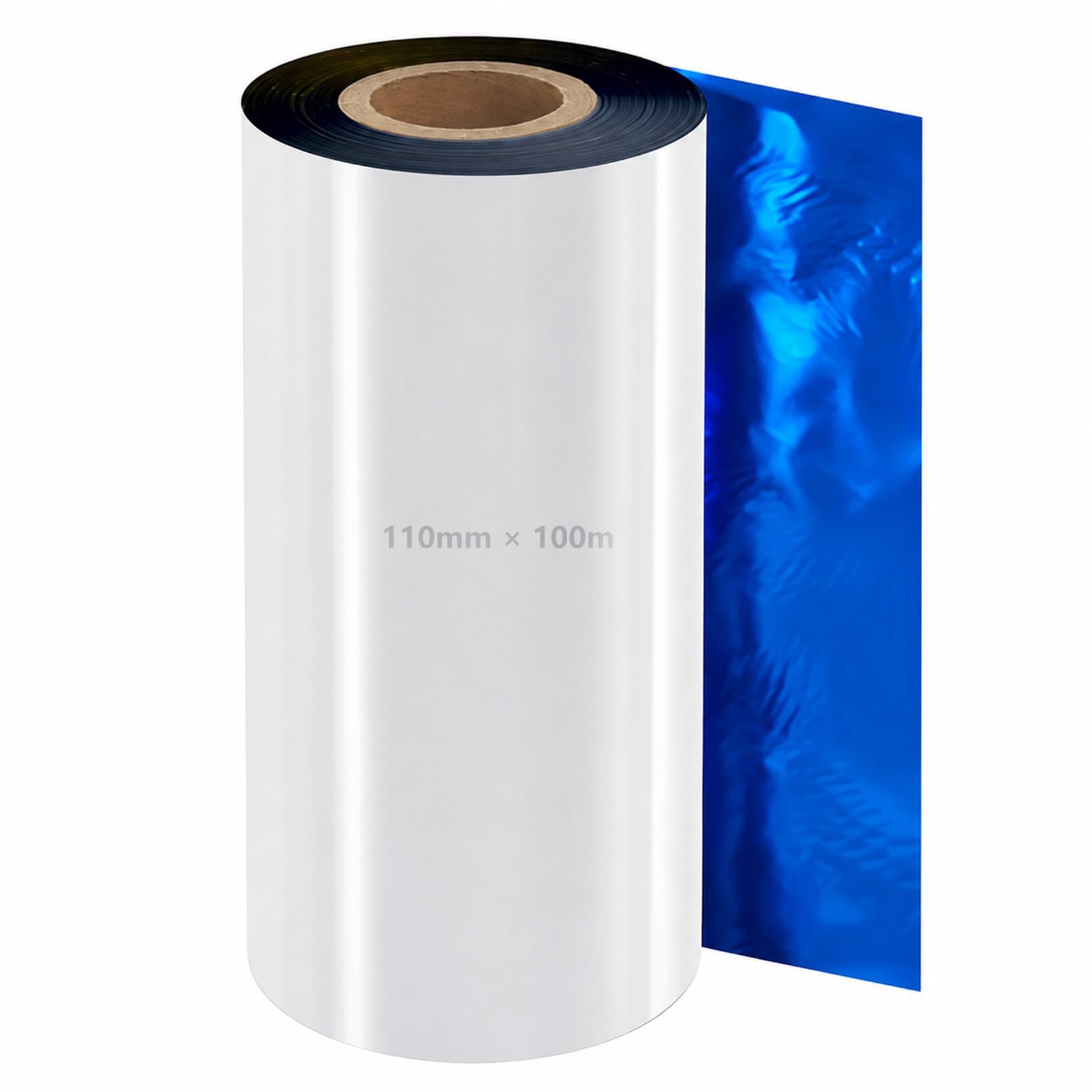 Ruban transfert thermique 110mm résine étiquette entretien textile et sachet thé
