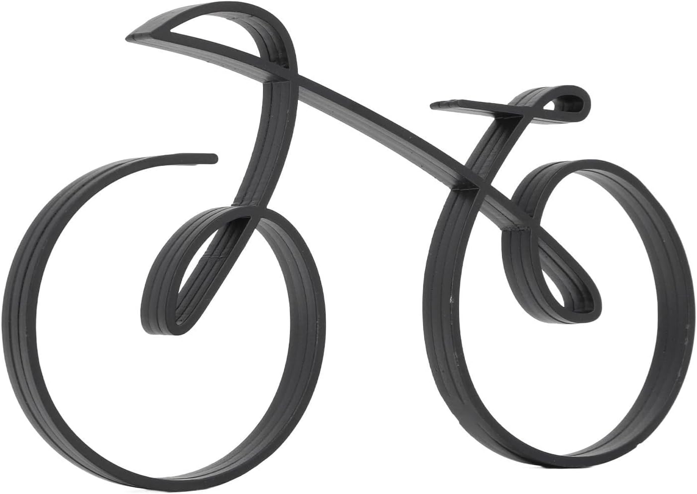 Room Decor Metal Bike Decorative Sculpture Minimalistic Bicycle Wire Framed Style Art Decor Sculptures Home