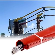 Kablo Koruyucu, Y ksek Gerilim K rm z  Silikon Yal t m K l flar  - 20ft 6,1 m Ge meli Koruyucu Kablo Borusu, 1 3/8 in  35 mm  ap, Trafo Merkezleri ve Elektrik Ap i in Nihai Tel Korumas
