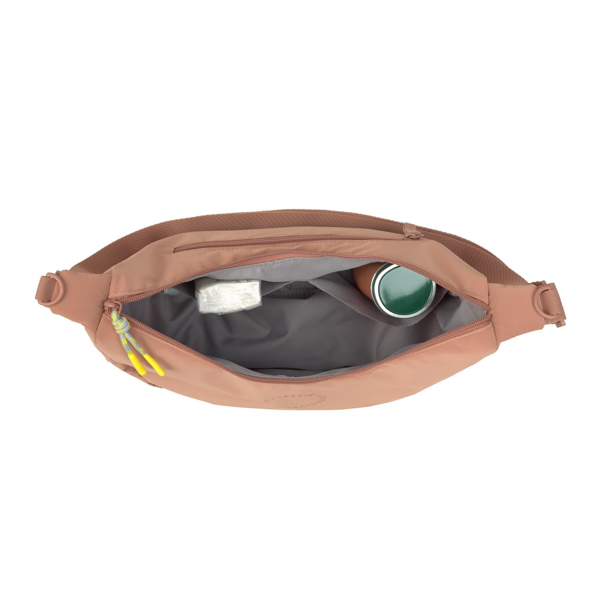 LÄSSIG Borsa fasciatoio a tracolla con attacco per carrozzina/Stretch Up Bum Bag