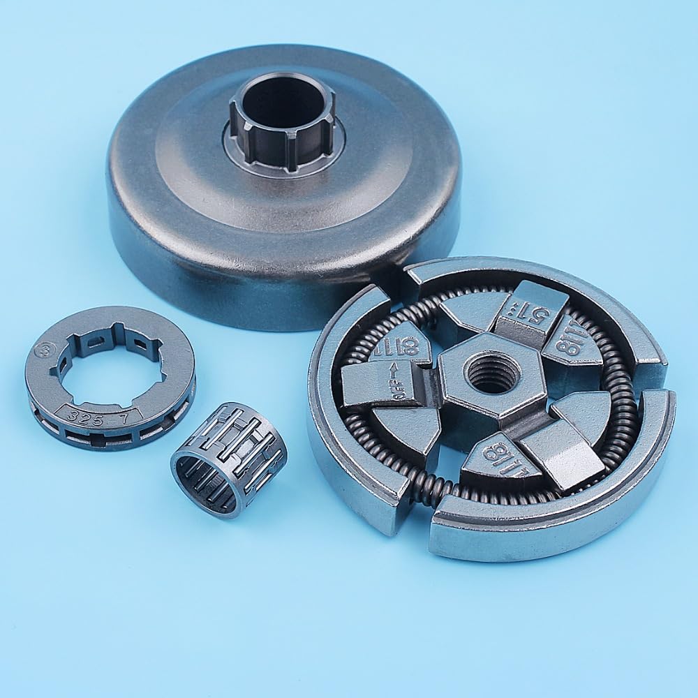 Accesorios de herramientas .325 "Kit de cojinete de agujas de la aguja del tambor de embrague del piñón de la rueda para Husqvarna 50 51 55 154 254 EPA EU1 Piezas de repuesto de motosierra