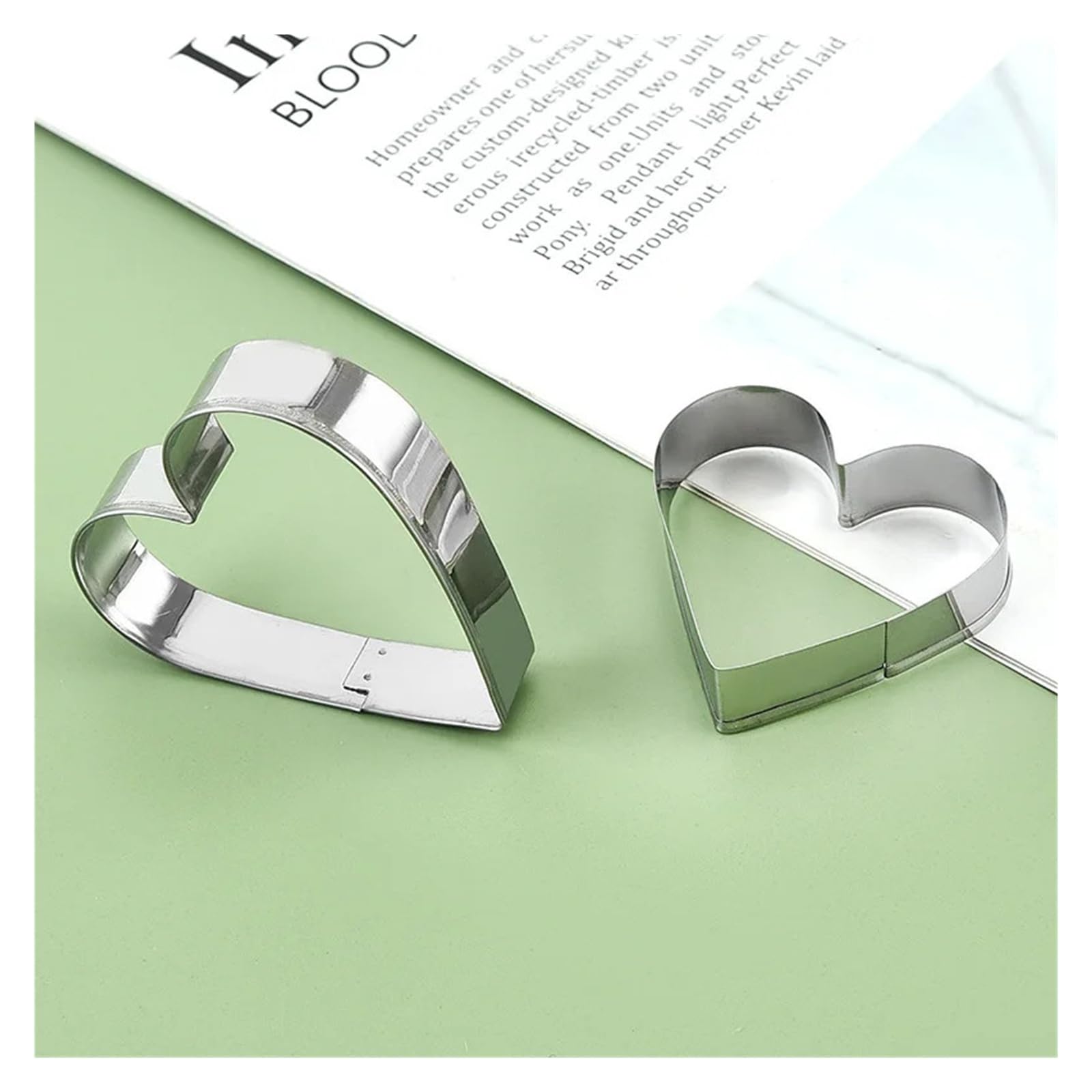 12 pièces emporte-pièces en acier inoxydable fleurs coeur cercle étoiles moule de cuisson bricolage moules de cuisson coupe-Biscuit moule à oeufs de fruits