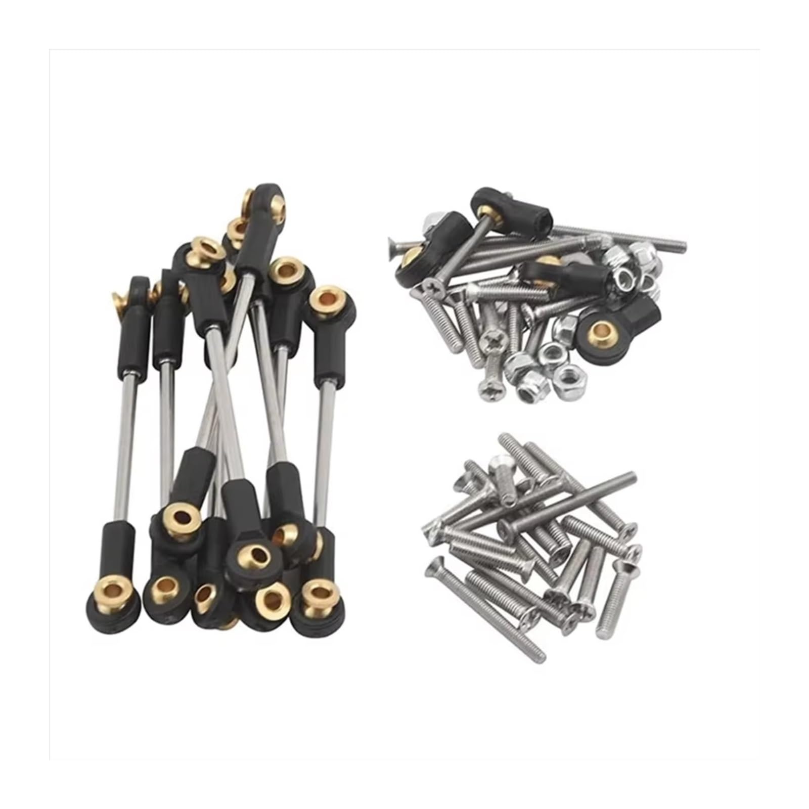 Rc Special Connecting Rod for C14 C24 C24-1 1/16 Metal for Chassis Suspension Link Tie Rod Set RC Car Tracked Vehicles Parts and Accessories Upgrades Replacement Use