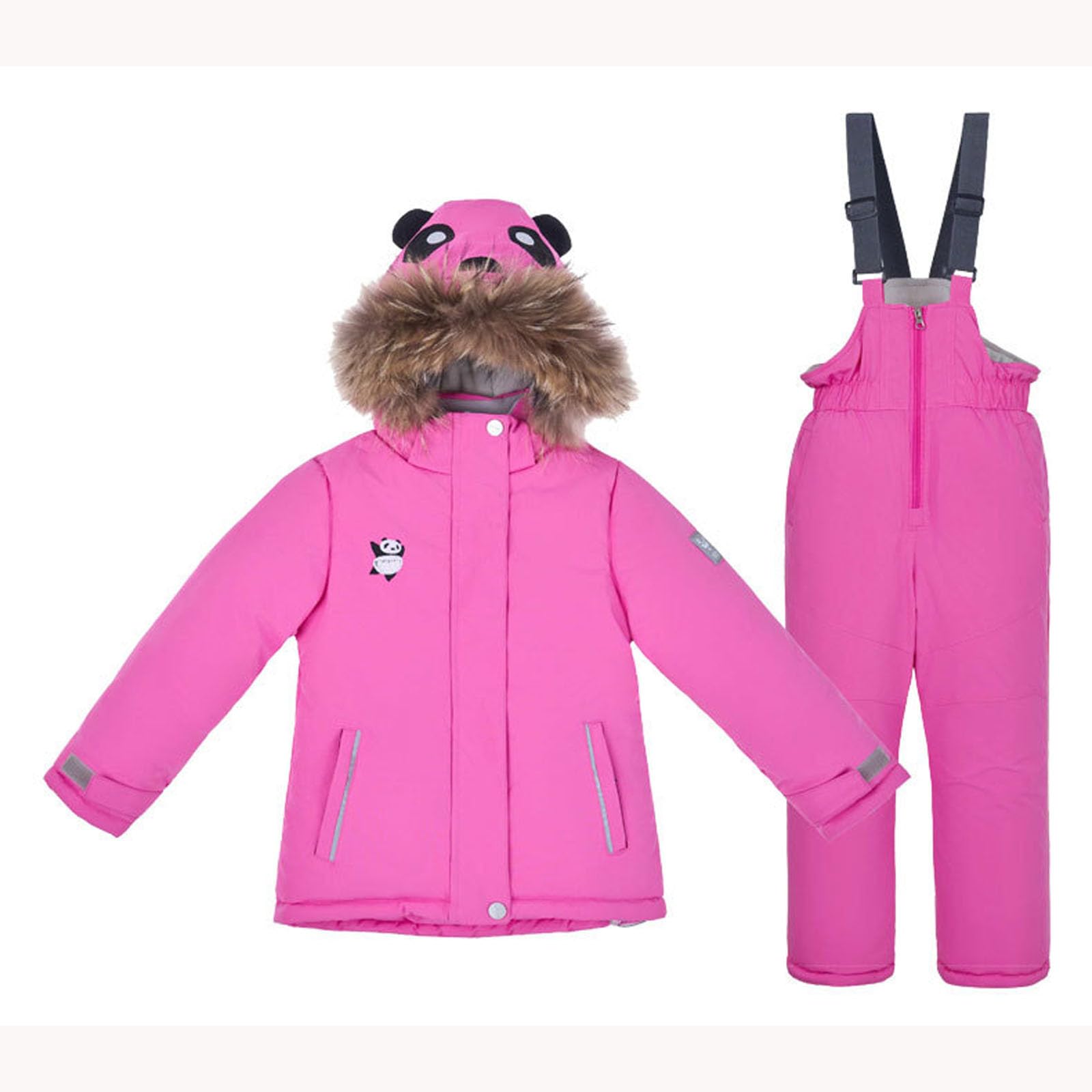 Combinaison de neige pour enfant, coupe-vent, isolée, veste de ski d'hiver, pantalon, tenue pour garçons et filles, activités de plein air par temps froid