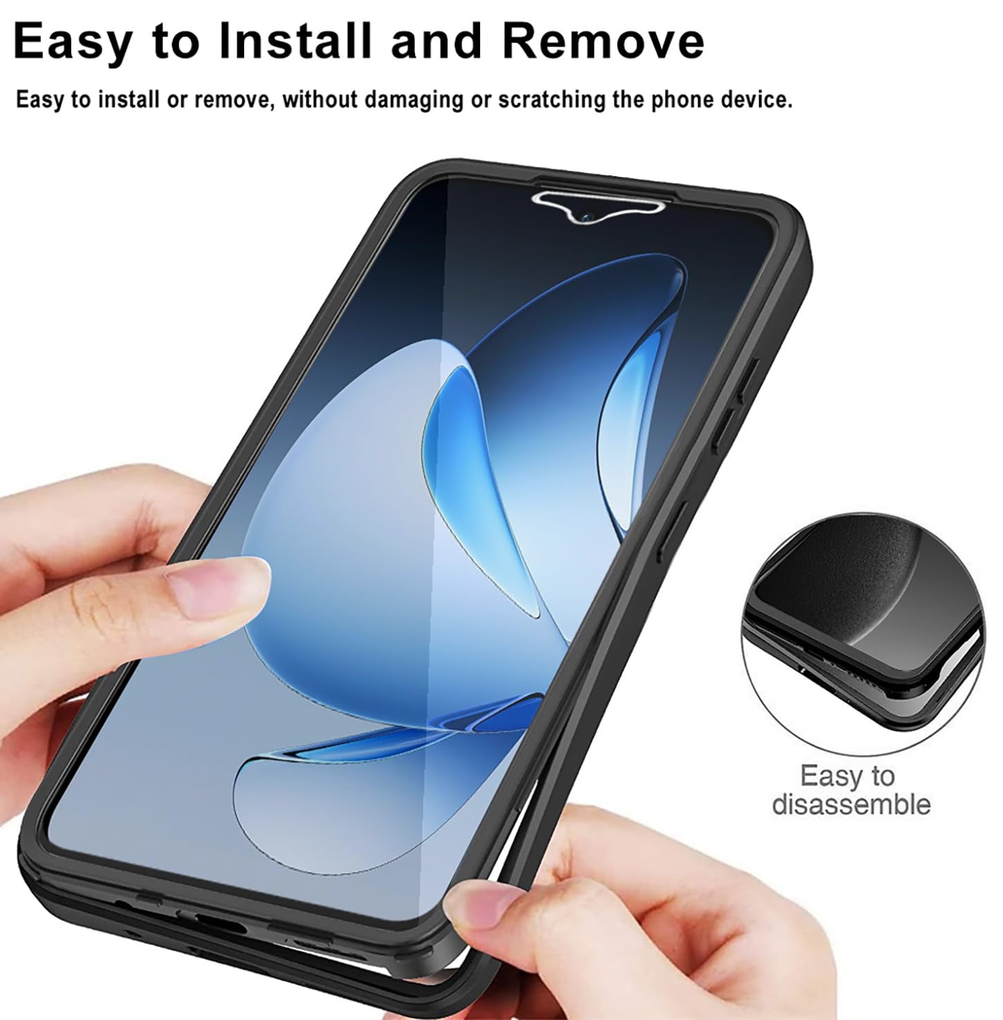 Yenwen Schutzhülle Für Oppo Reno 13 5G Hülle, Case Ultra Transparent TPU Stoßfest, Silikon Cover Shock Absorption Passt Handyhülle Für Oppo Reno13 5G - View #8