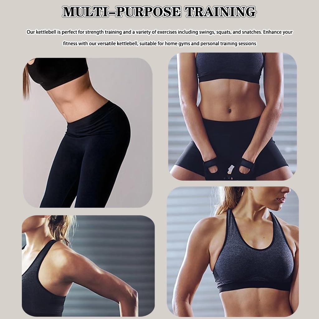 Kettlebell-Gewichte Professionelles Training Im Fitnessstudio Kugelhantel, Hantel Für Das Bauchmuskeltraining Für Männer, Galvanisierter Griff, Schwingen/Kniebeugen(Green-8kg)