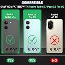 TheGiftKart Tough Armor Bumper Back Cover Case for Mi Redmi Turbo 5 5G / Poco X8 Pro 5G | Kickstand & Ring Holder | 360 Degree Protection Back Cover Case (PC & TPU, Sliding Camera Cover, Black) gallery image