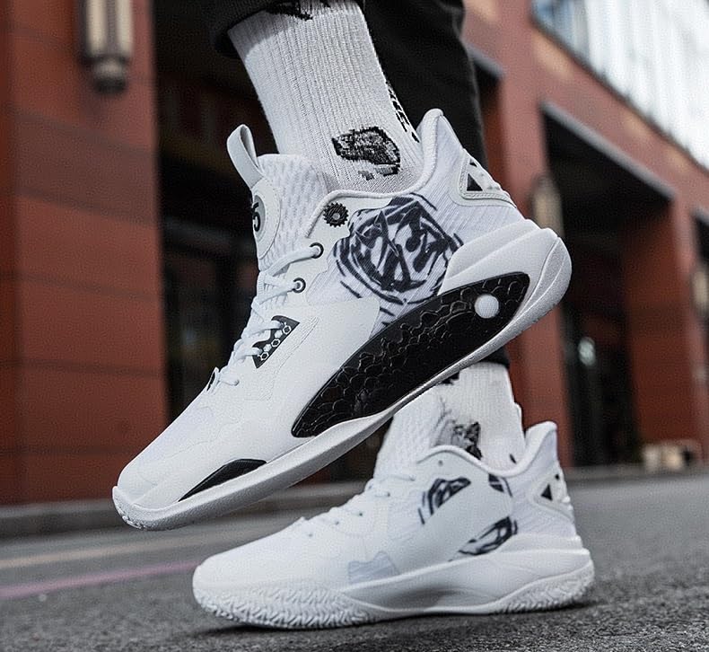 Chaussures de basket-ball pour hommes légères et antidérapantes pour le sport en salle