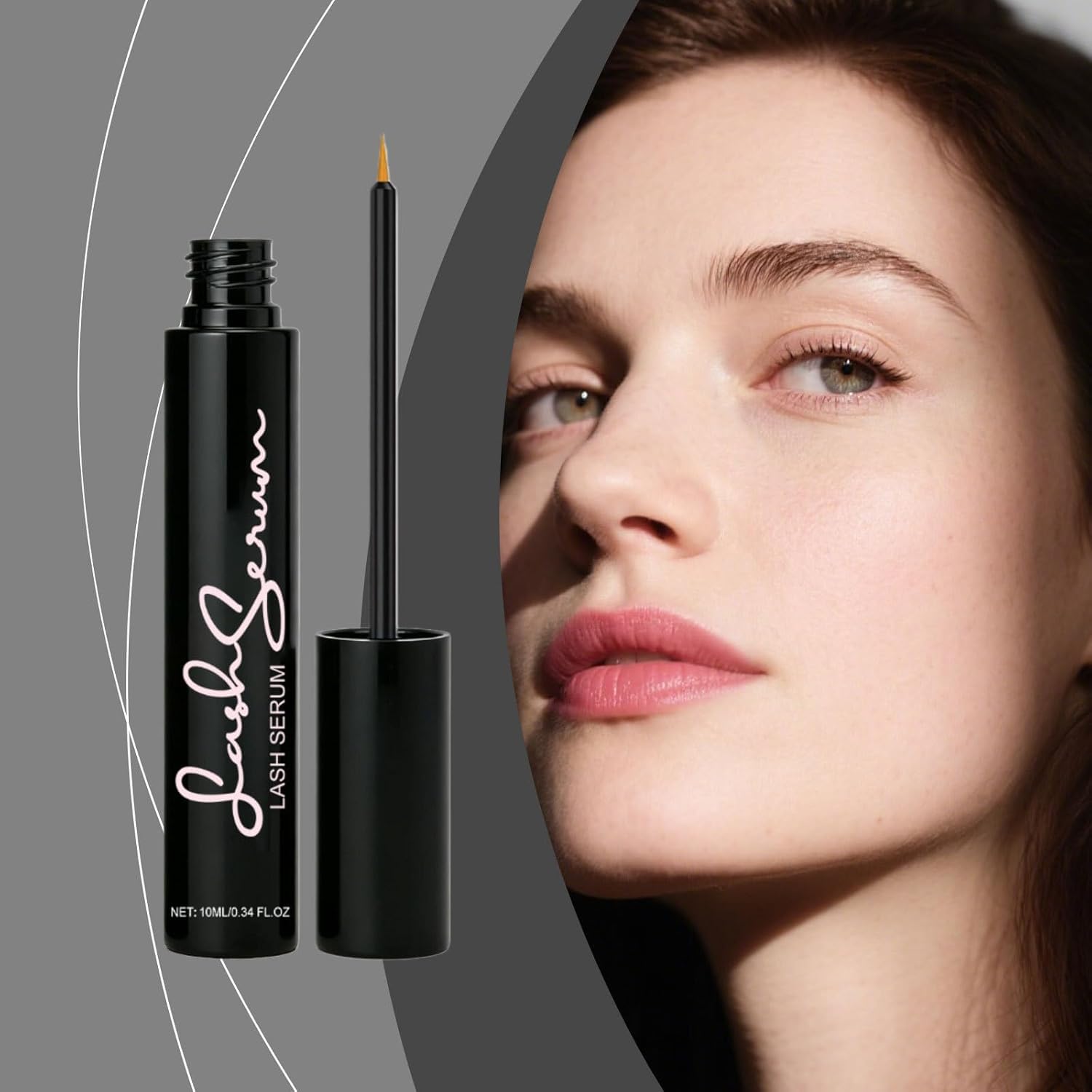 Sinsnlashes Wimpernserum – Fortgeschrittene Formel Eyelash Serum ohne Hormone für Wimpernwachstum – natürlich, vegan (3 Stück)