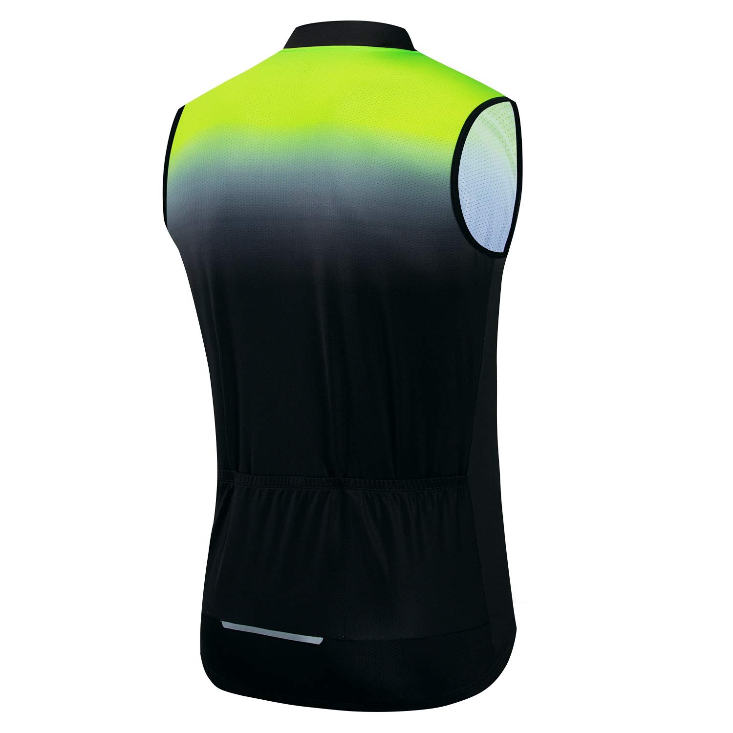 JPOJPO Men's Cycling Vest Reflective with Pockets,Breathable and Quick Dry
