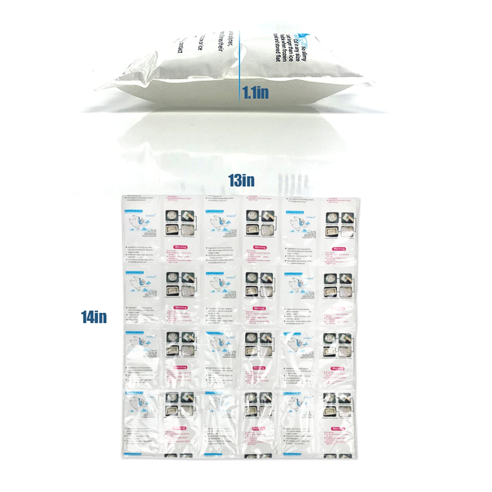 Buy Dry Ice Packs for Shipping Frozen Food Ice Blankets for Coolers