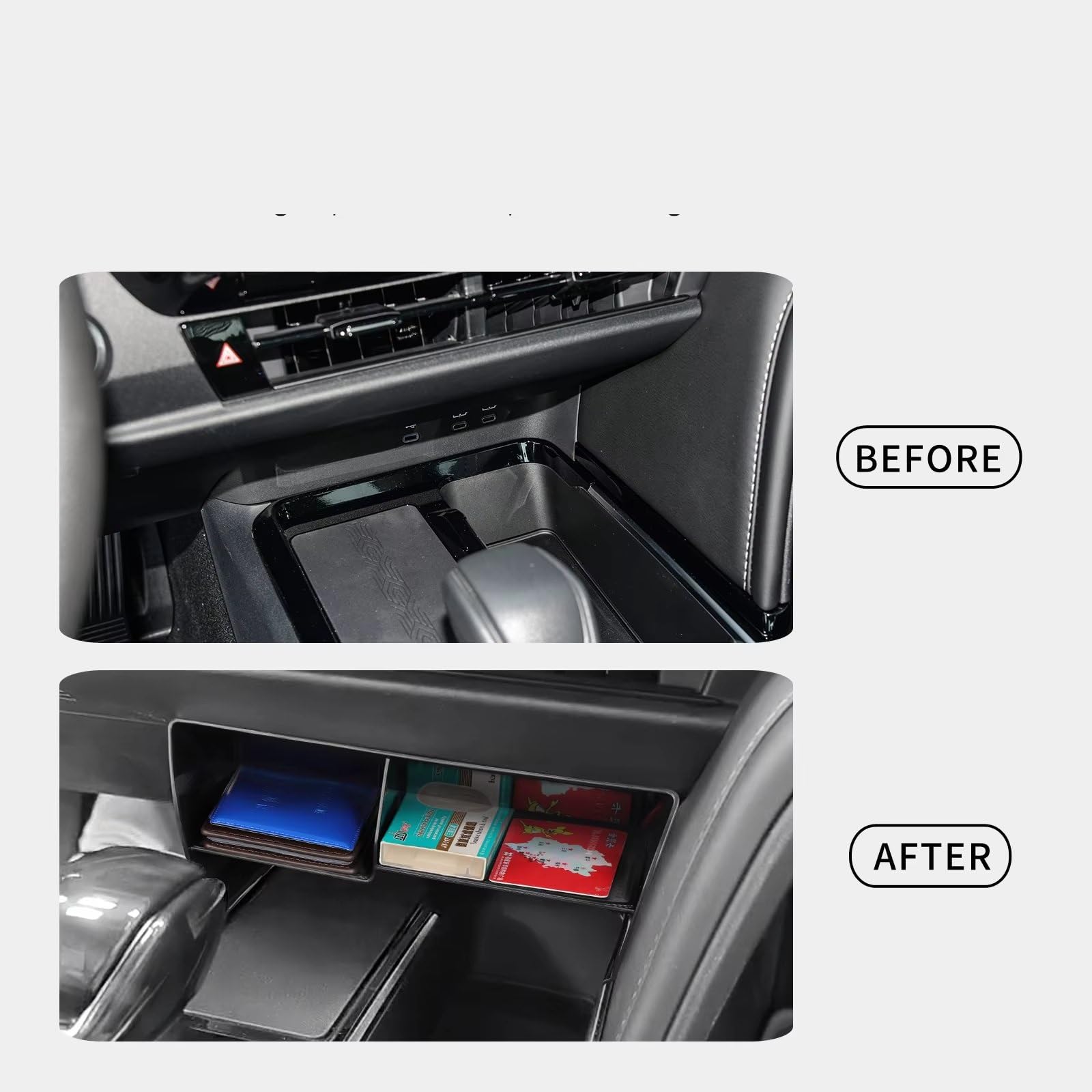 Organizador consola central coche Compatible Con Toyota Para Camry 9TH
