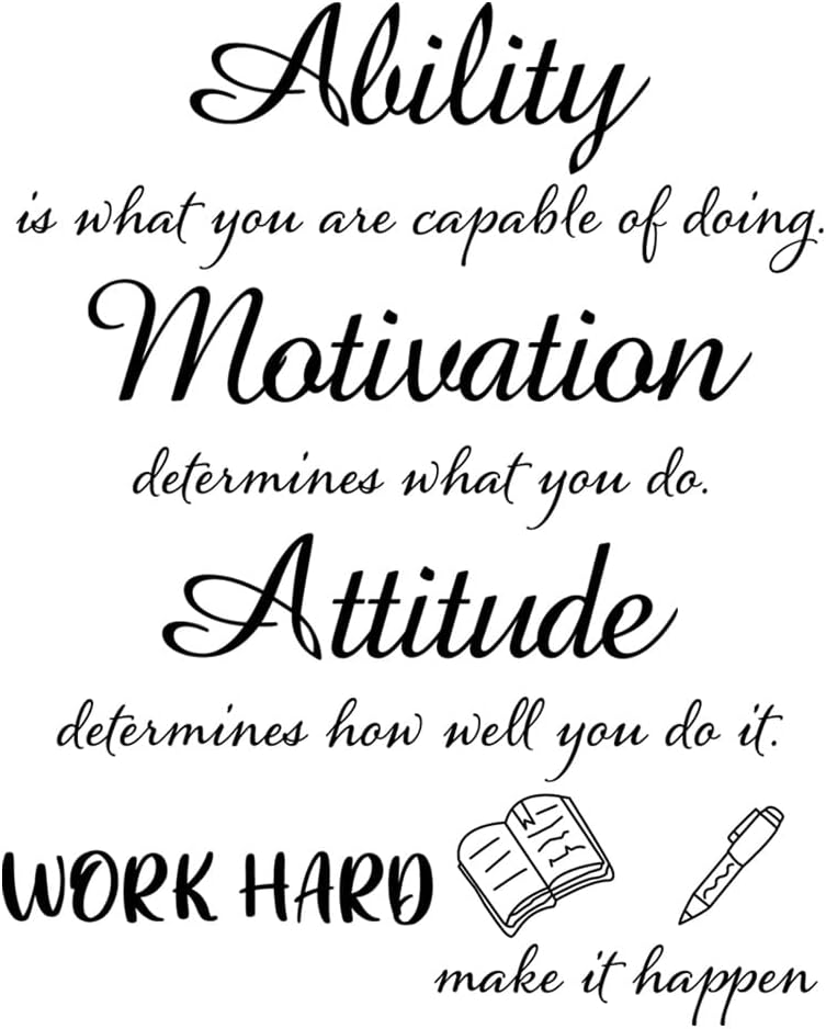 Inspirational Wall Decals Quotes Positive Words Ability