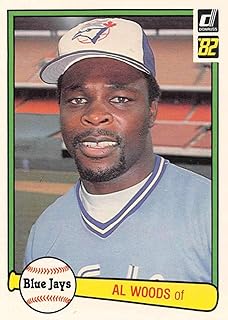 1982 Donruss Baseball #180 Alvis Woods Toronto Blue Jays Official MLB Trading Card (Stock Photo Shown, Card in Near Mint Condition)