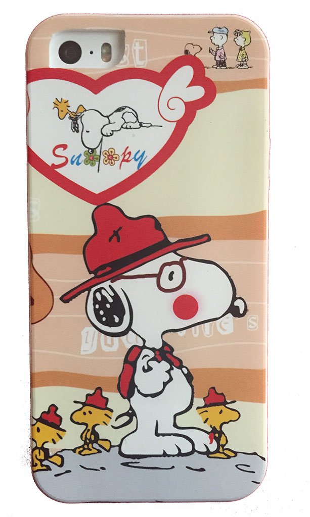 MACC Designer Soft Back Cover Silicon Case for Apple iPhone 5G / 5S - MACC-SOFT-PRINTED-IPHONE5-SNOOKY