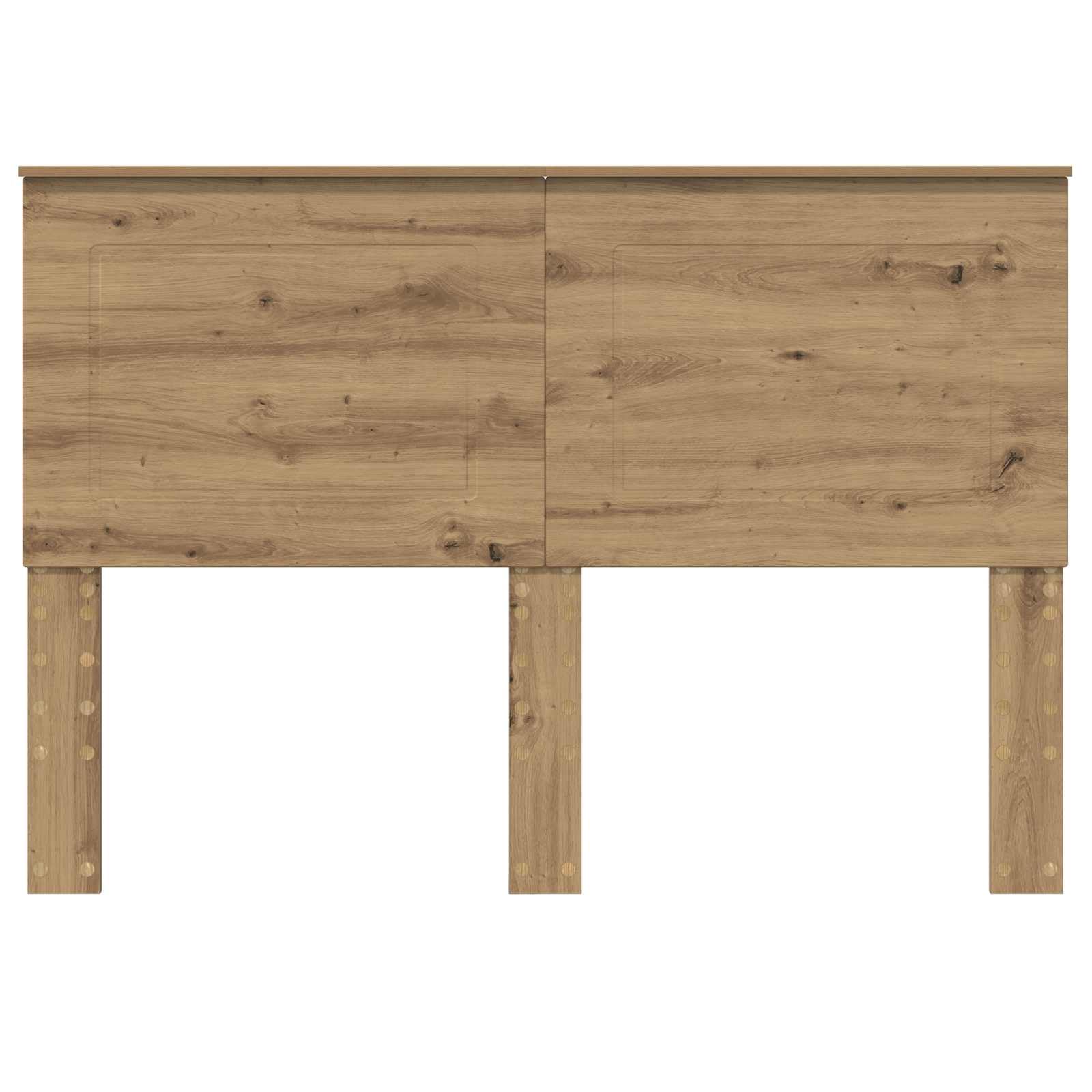Tête de Lit 160 cm en Bois d'Ingénierie Chêne Artisanal, Dossier Mural Moderne et Minimaliste à Hauteur Réglable pour Chambre à Coucher, Design Épuré et Gain de Place