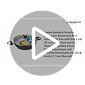 Impex Nonstick Aluminium Kadai Pan with Glass Lid Non Stick Cookware with Induction Base and Heatproof Handles | PFOA Free | Heat Resistant... - Image 2