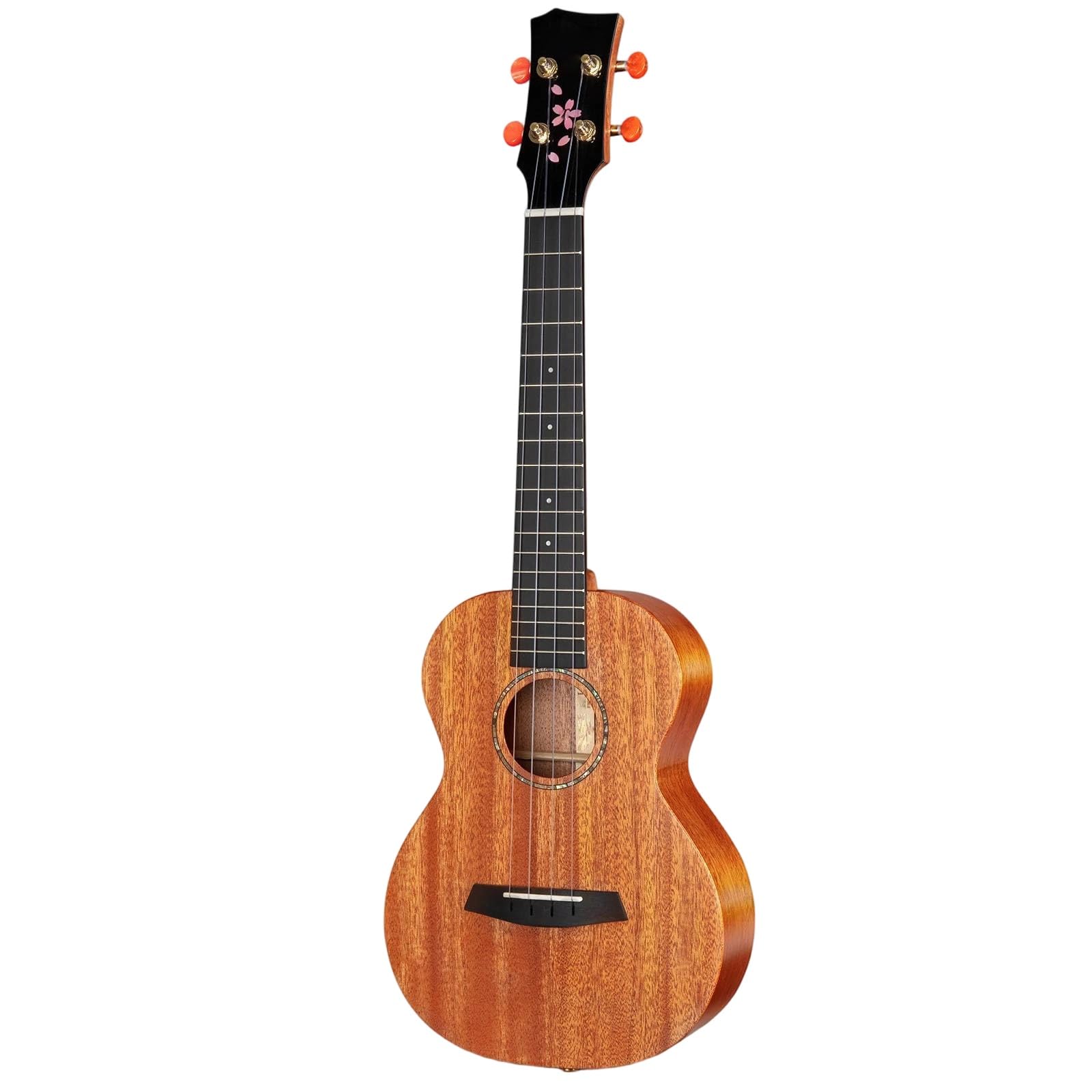 Ukulele Instrumenty Muzyczne Ukulele 23/26 Cala Z Litego Mahoniu Futerałem Paskiem Do Strojenia Strunami Kostką Typu Kapoo I Sand Shakerem(23 inch)