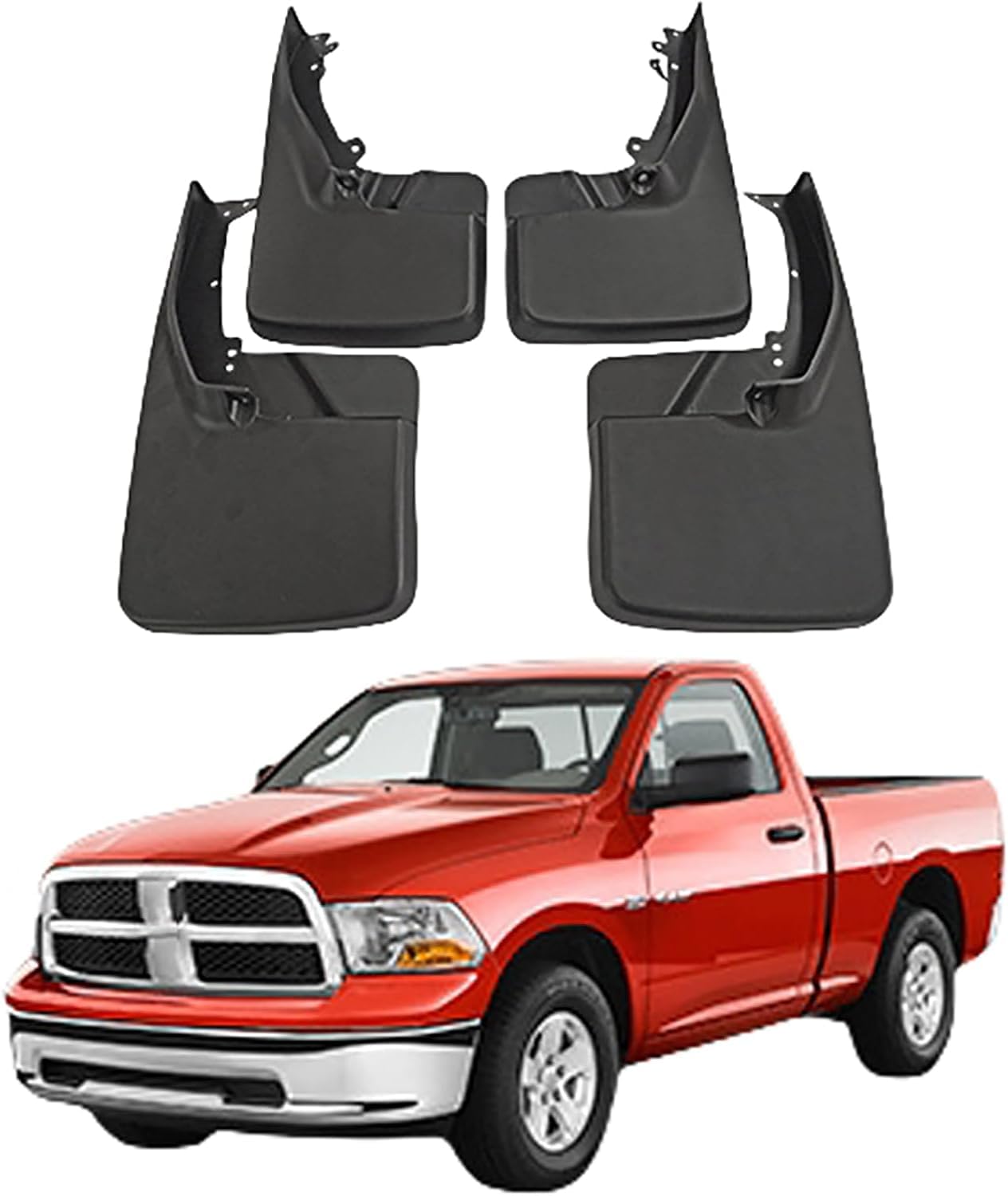 Bavettes voiture pour Dodge Ram 2500 idéales pour routes de campagne et pistes de chantier
