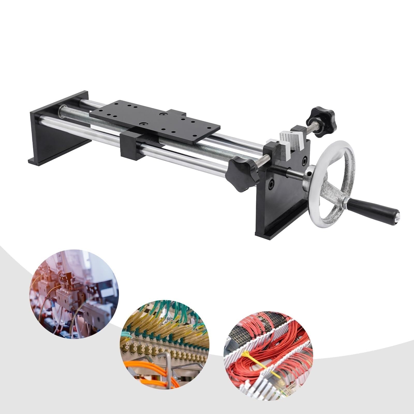 PUCHEN Supporto per dinamometro Supporto for misuratore di Forza, banco Prova Forza Push Pull, banco Prova Tensione, banco Prova Forza Manuale Calibro Push Pull for Prove di Compressione e Tensione