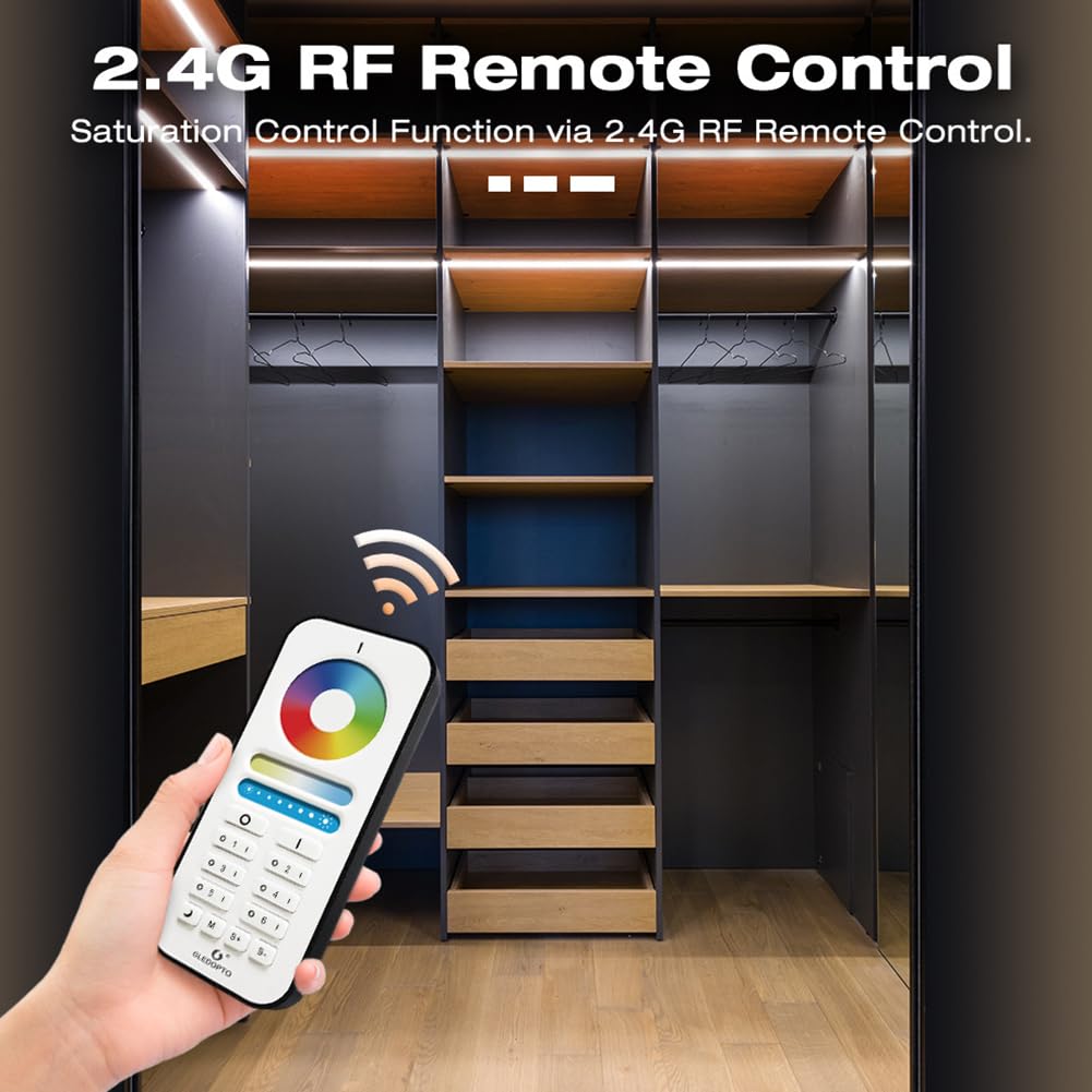 lighteu®, GLEDOPTO Zigbee dimmer Ultra Thin LED Controller Pro Alexa Voice/Hub APP/Remote Control DC5-24V, GL-C-009P(mini) - Image 4