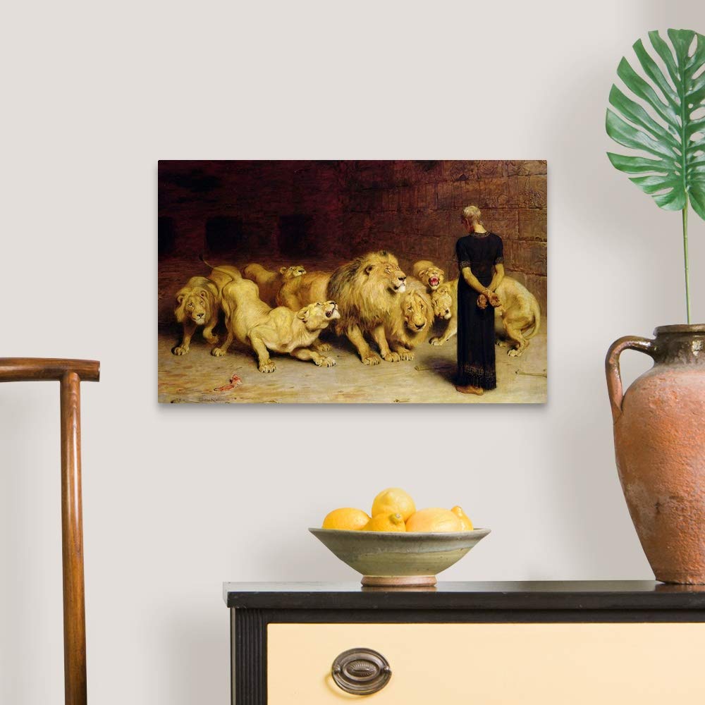 Amazon.co.jp: 「Daniel in the Lions' Den, 1872」 ブリトン