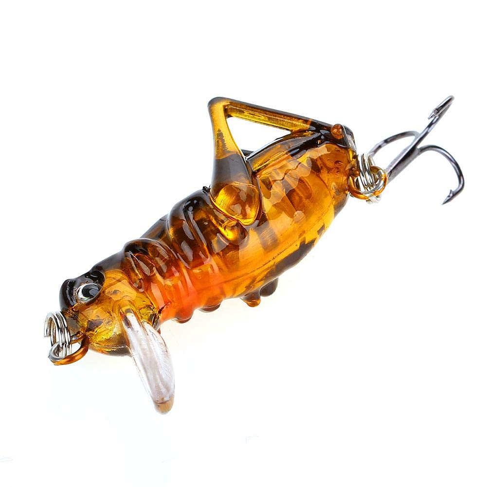 Esca Artificiale Cavalletta OriGlam - 5 Pezzi Per Pesca In Acqua Dolce/Salata