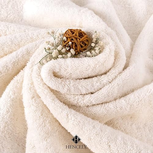 Miniatura 2 de Hencely Juego de 2 toallas de mano de lujo (16 x 28 pulgadas), algodón turco suave, absorbente, de secado rápido, para cara, cuerpo, cocina y baño