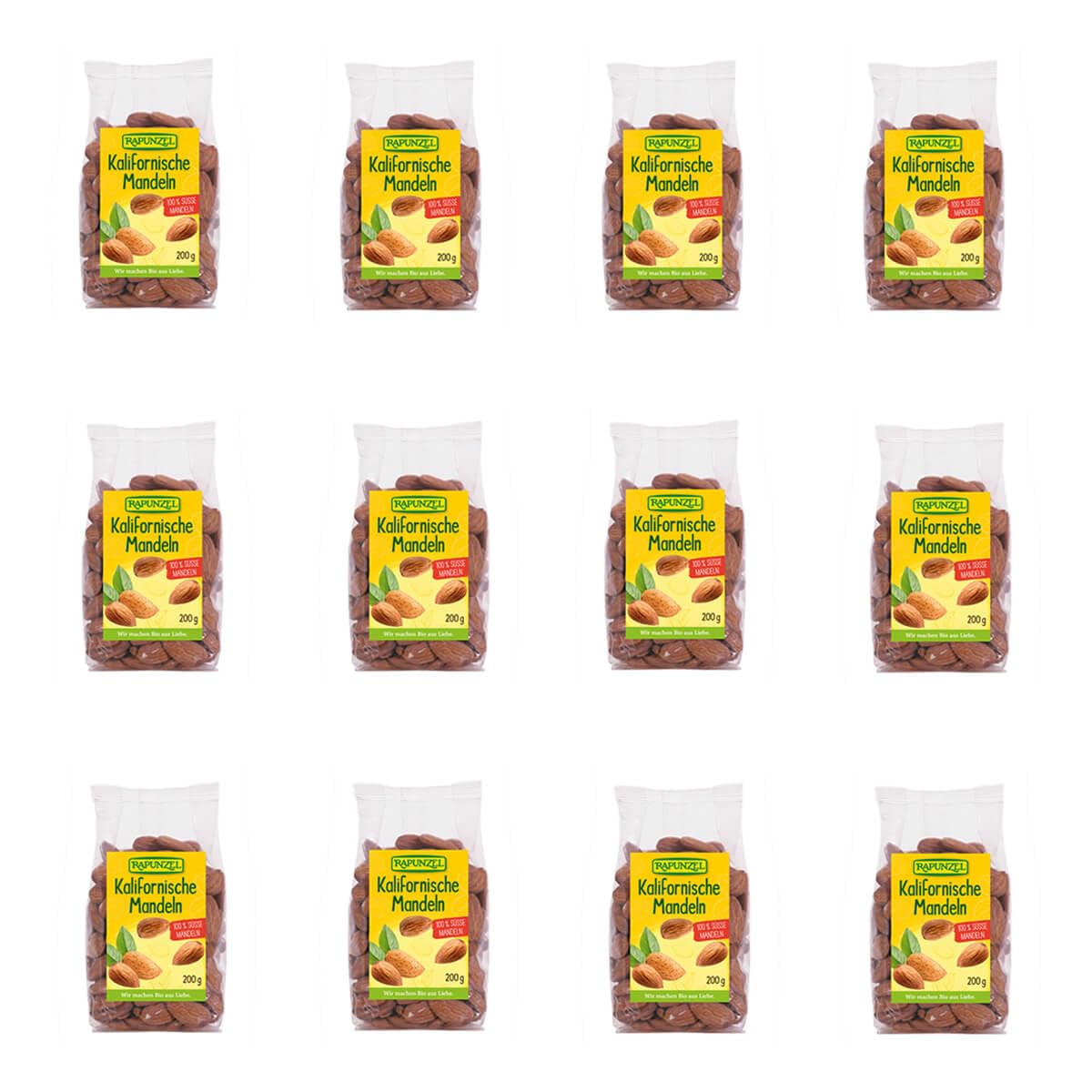 Rapunzel - Mandeln Californien - 200 g - 12er Pack