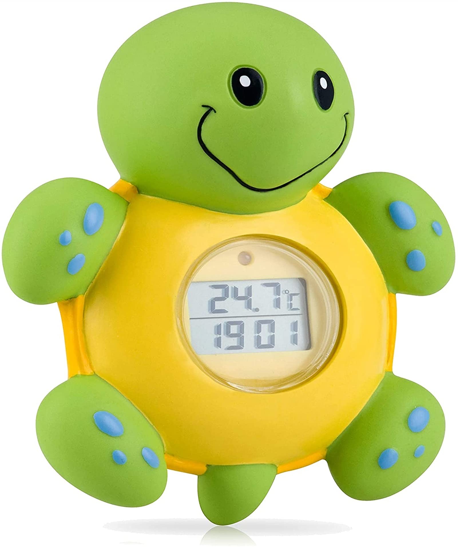Badethermometer und Uhr