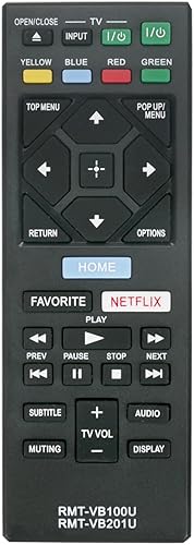 RMT-VB201U RMT-VB100U Control remoto para Sony BluRay Disc DVD Player BDPS3700 BDPS6700 BDP-BX370 BDP-S1700 BDPS2900 BDPS3500 BDPBX150 BDP-BX150