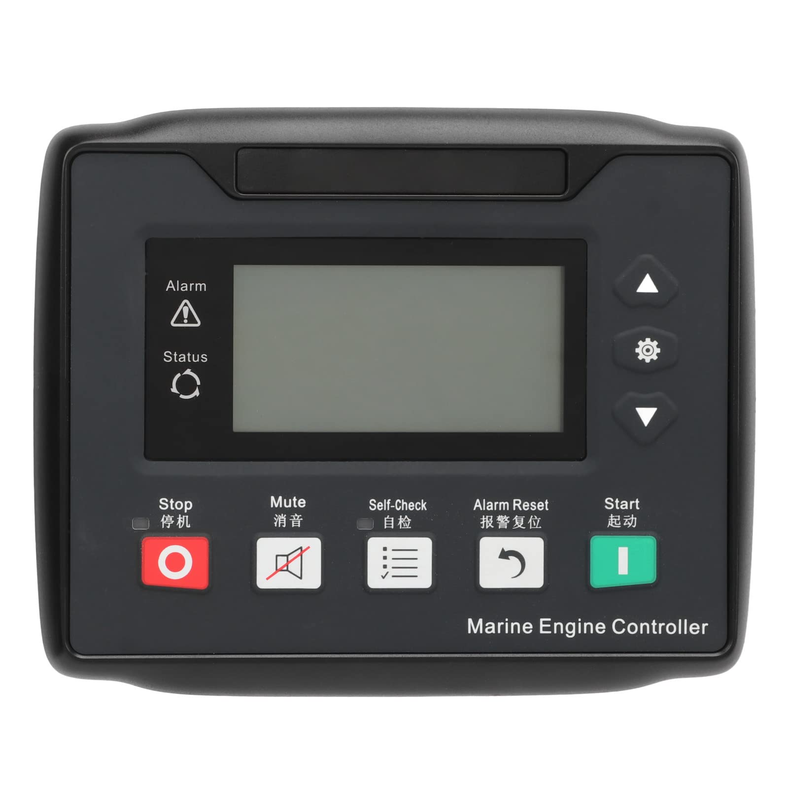 Módulo Controlador de Grupo Electrógeno Detección Automática de Parada de Arranque Duradera para Motores Diésel DC8-35V con Pantalla LCD y Diseño Impermeable