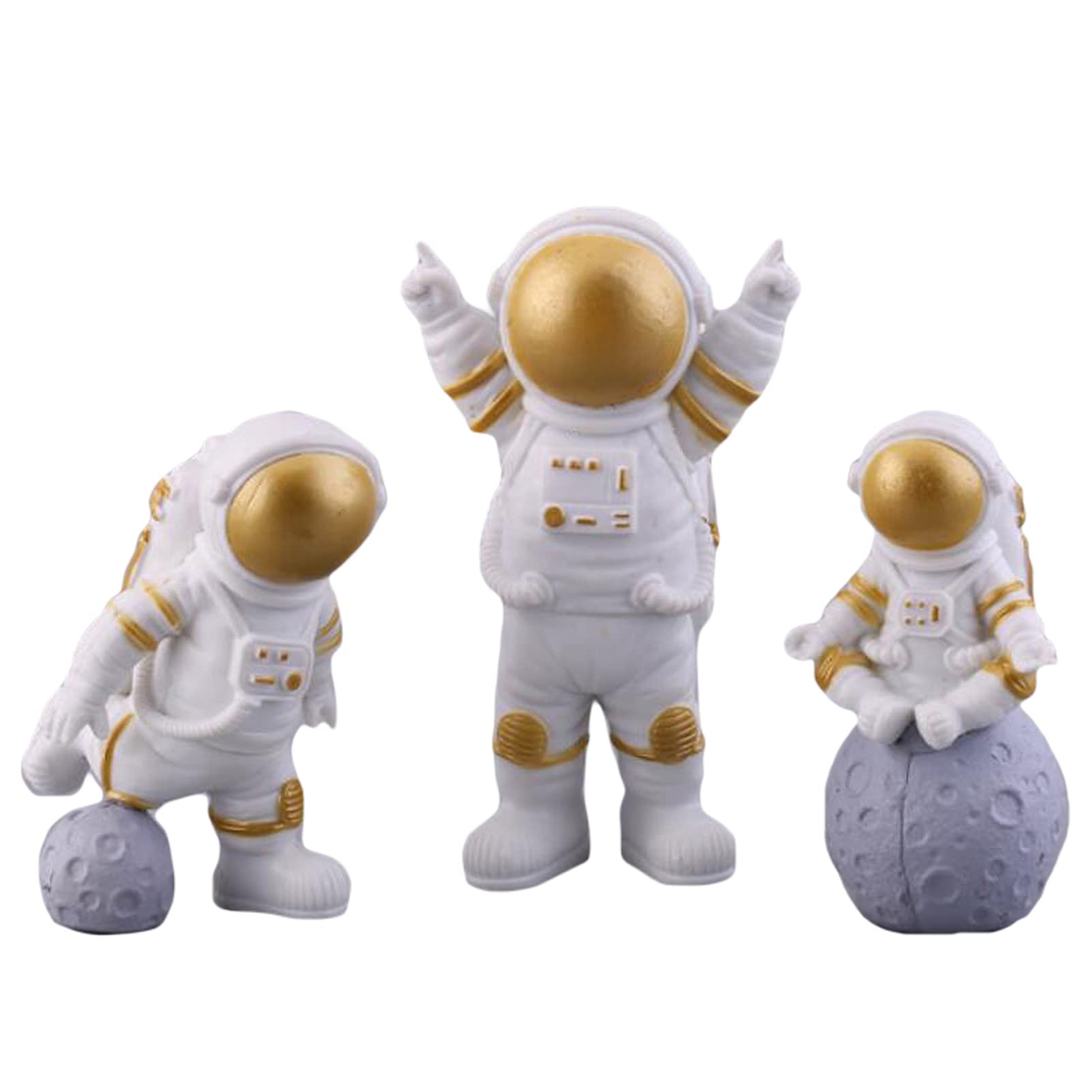 Pcs Astronaut Figurines Cake Topper Outer Space Spaceman Action
