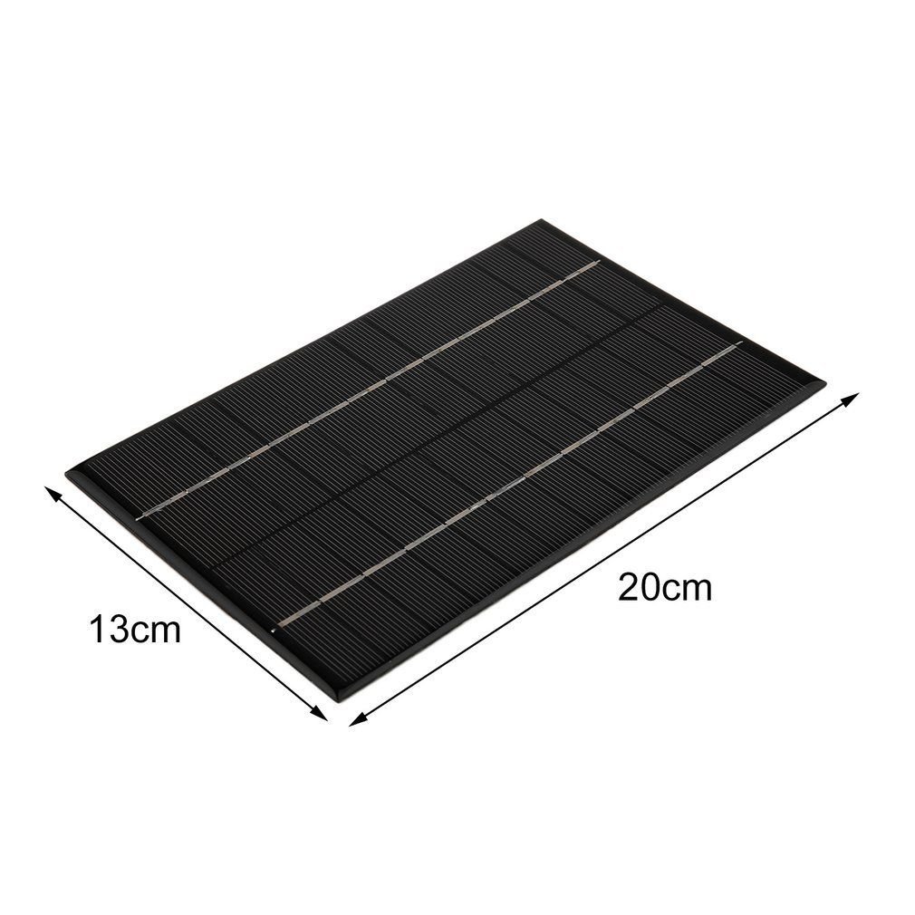 NUZAMAS 4.2W 12V 350ma Mini Pannello Solare Modulo Solare della cella di Sistema Camping Caricabatterie DIY Parti 200mm X 130mm