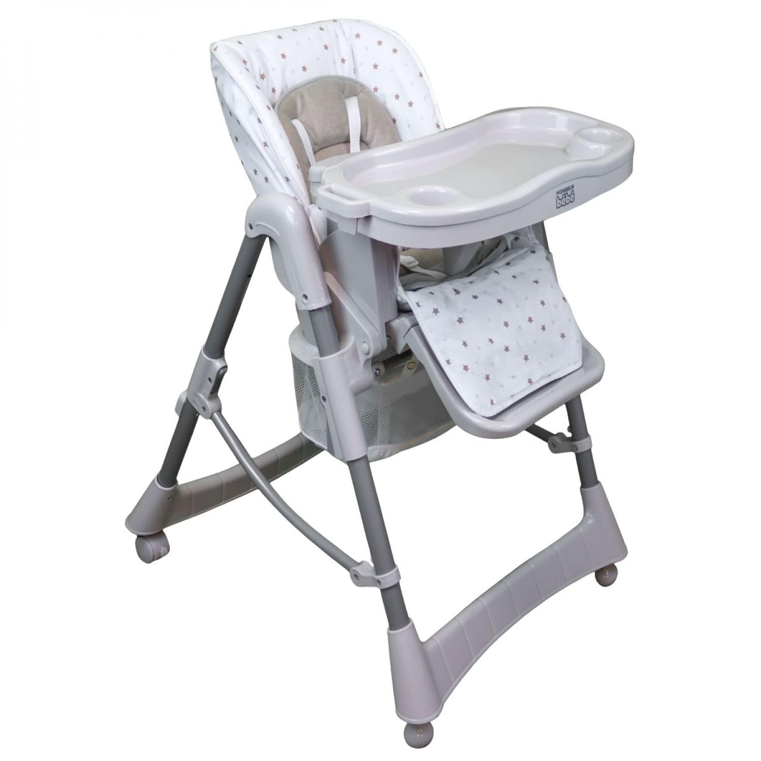 Monsieur Bébé - Housse d'assise pour chaise haute enfant gamme Ptit - Plusieurs coloris