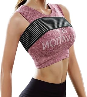 Luwint Bounce Breast Compression Band - Post Surgical Implant Stabilizer Strap Support Brace Bandage