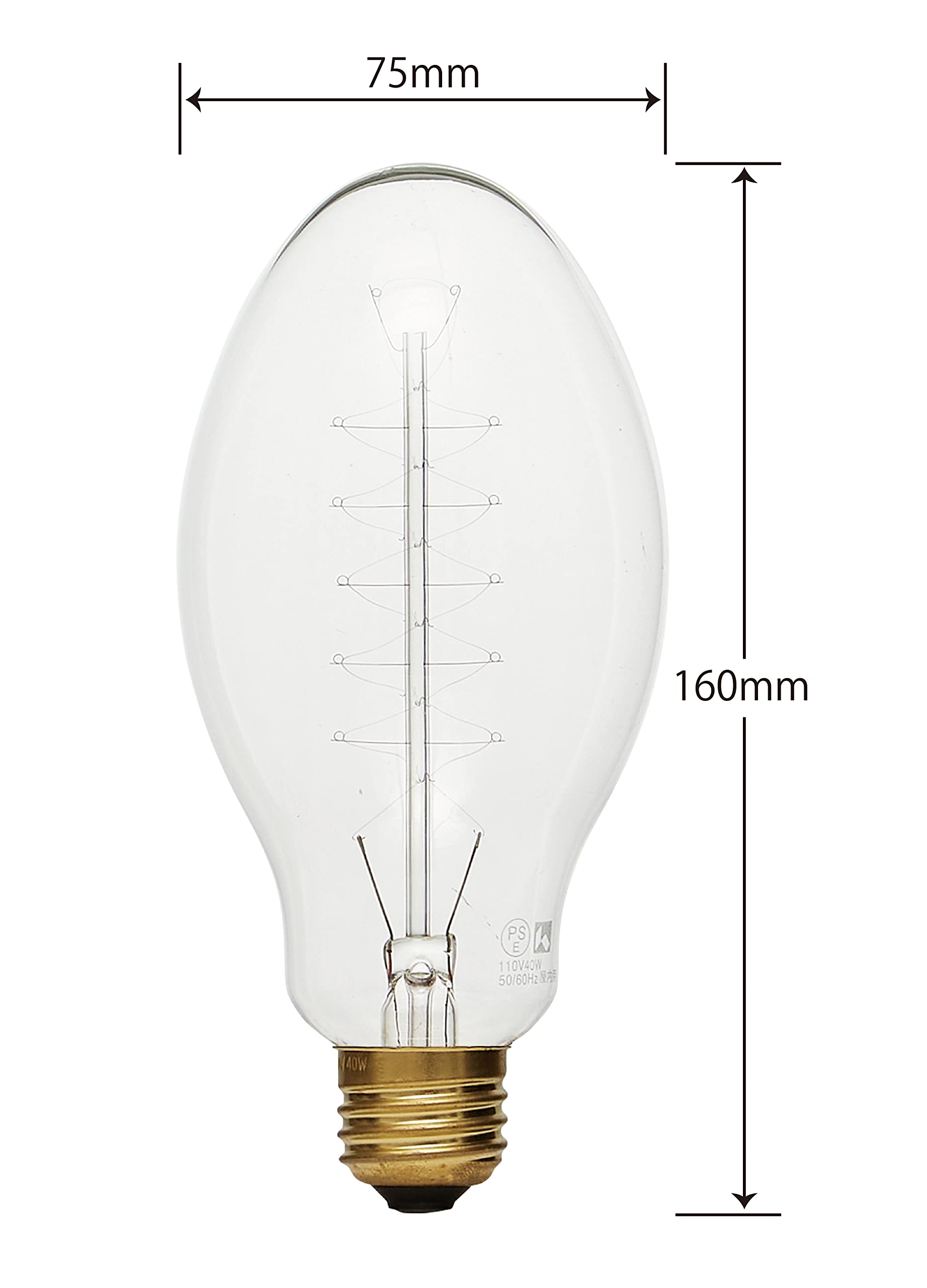 Amazon | 舶用電球 ヴィンテージランプ 白熱電球タイプ 40W