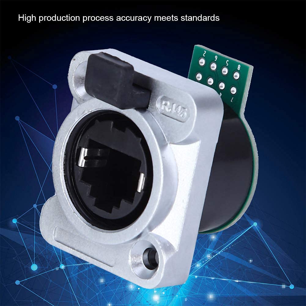 Fafeicy 2x IP67 Wasserdichter RJ45-PCB-Adapter – 8-Kern, Für 24-26 AWG Kabel, Steckbare Buchse Für Ethernet-LAN