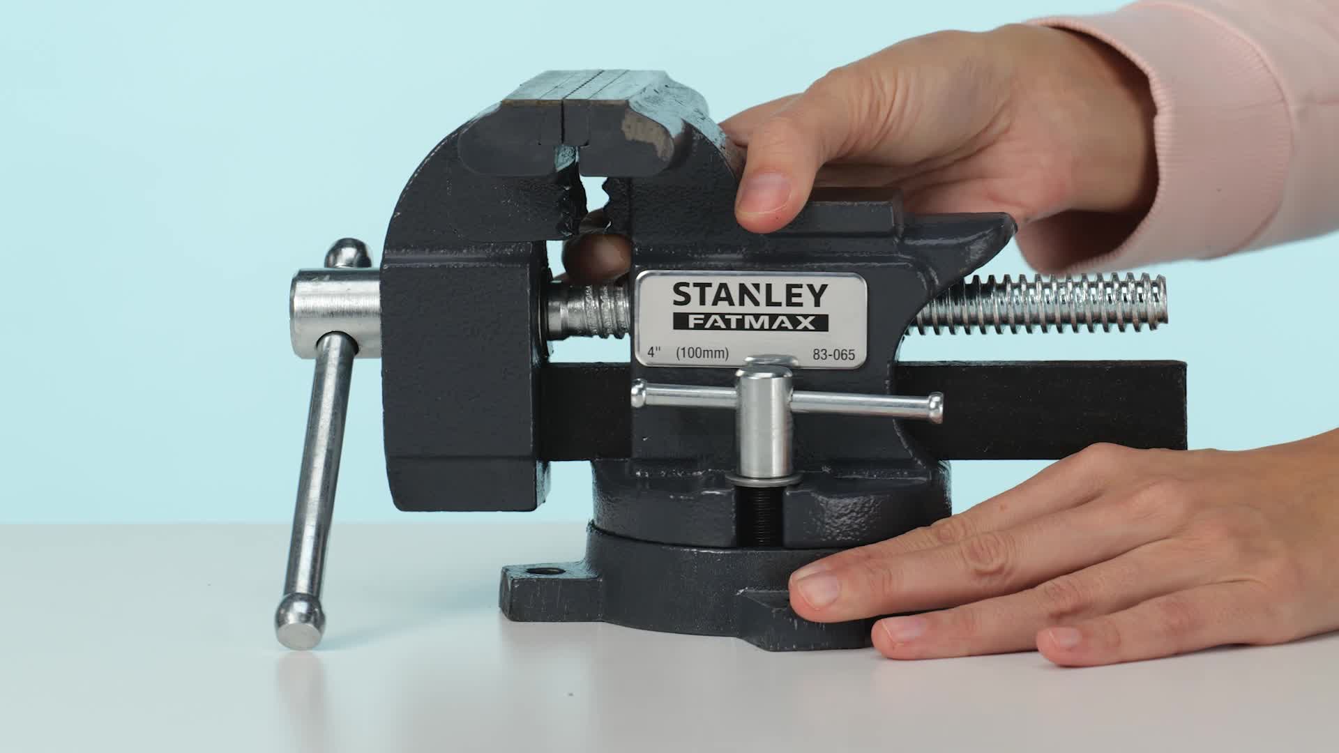 Stanley 183065 MaxSteel Light-Duty Vice 100mm 4 -inch, 1110kg