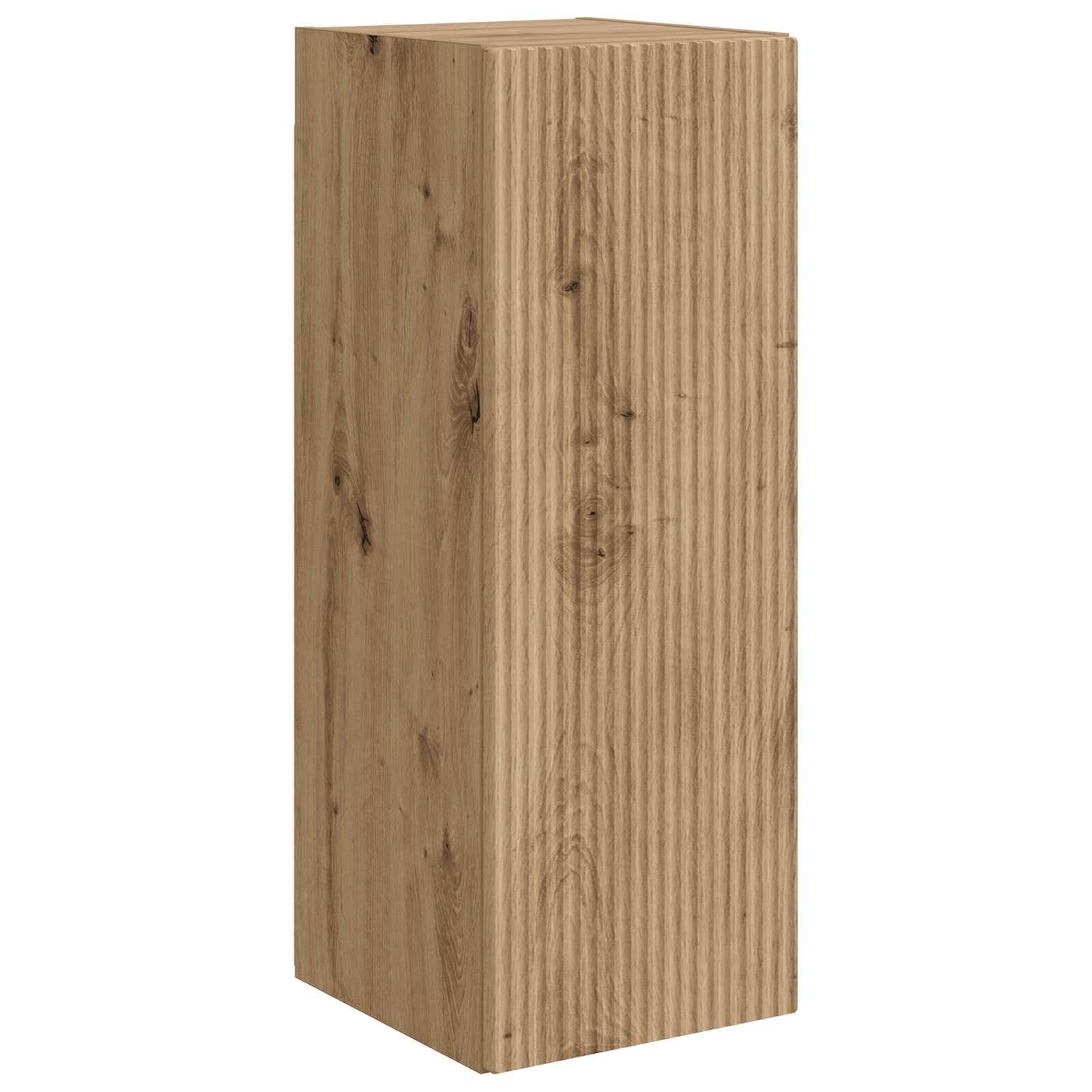 Set di mobili per TV da parete, 2 pezzi, rovere Artisan