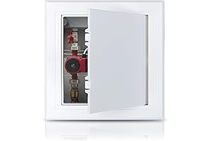 8" x 8" Wall Hole Cover Plate - Discreet Access to Concealed Areas